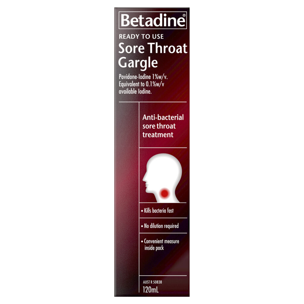 Betadine Ready To Use Sore Throat Gargle