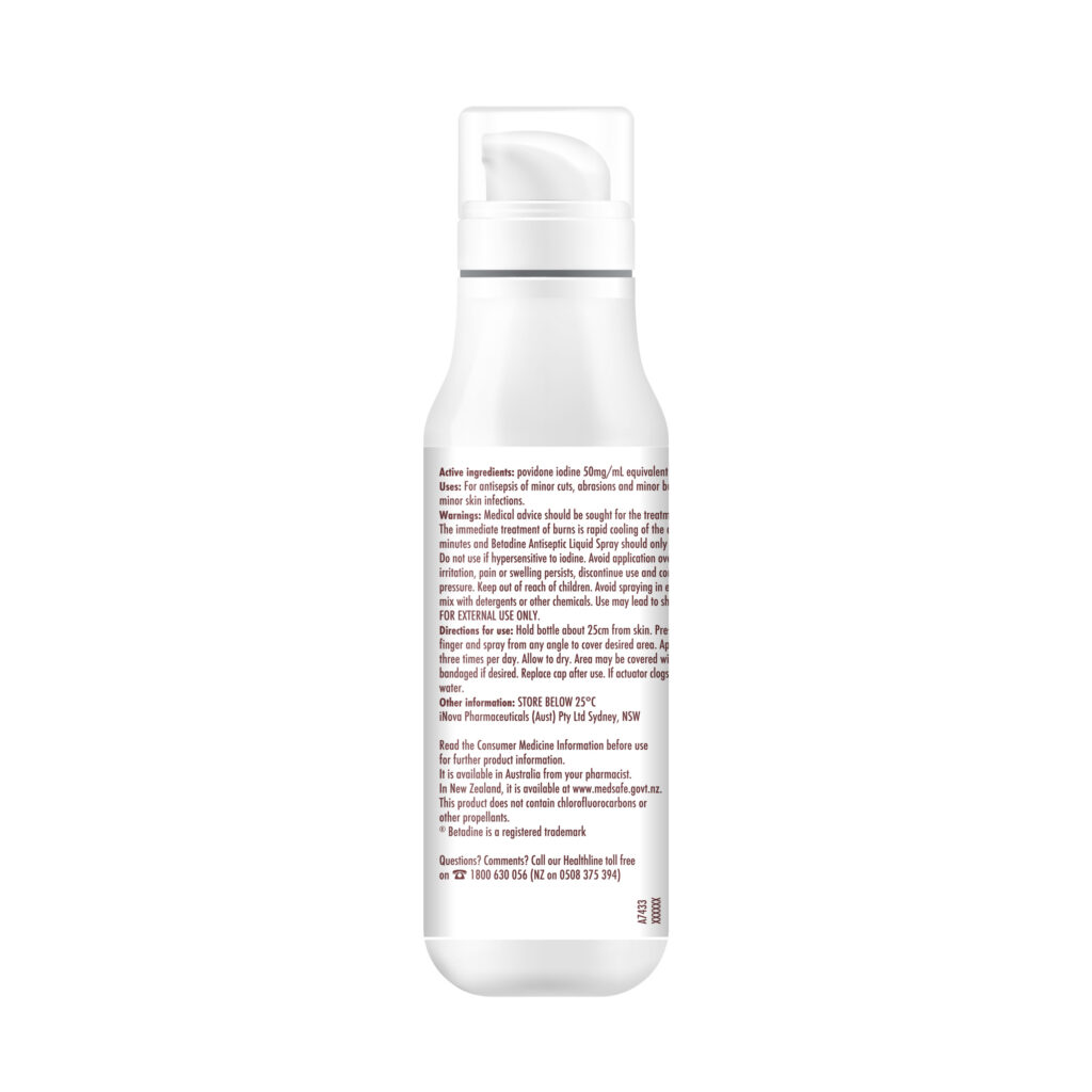 Betadine Antiseptic Liquid Spray